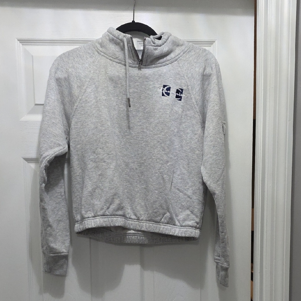 Champion Light Gray Women's Cowl Neck Sweater